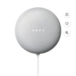 Google Nest Mini 2nd Gen Smart Speaker in Light Gray